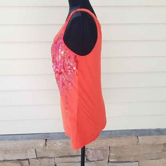 Express sequined tank top - Picture 2 of 7